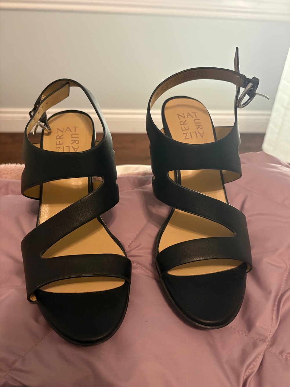 Naturalizer black heels size 7.5